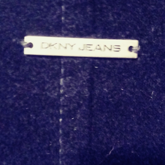 DKNY Jeans Black Velvet Blazer Jacket Size Large - Picture 7 of 7